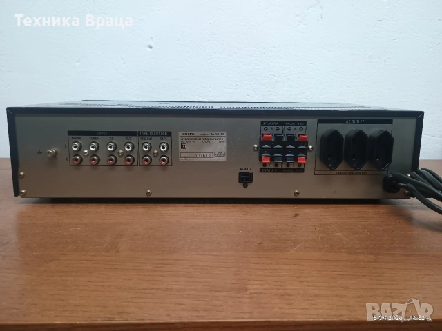 Стерео усилвател SONY TA-AX410. Много интересна и машинка. Изпращам видео. , снимка 12 - Ресийвъри, усилватели, смесителни пултове - 54211347