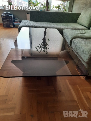 Уникална холна маса арт дизайн със стъкло 160/65/45 , снимка 3 - Маси - 54082873