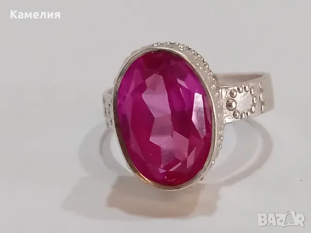 Руско сребро. Пръстен , снимка 7 - Пръстени - 55664145
