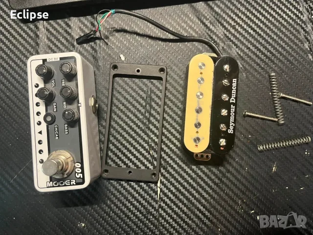 Seymour Duncan TB-4 Зебра, и Mooer  Brown Sound 3.