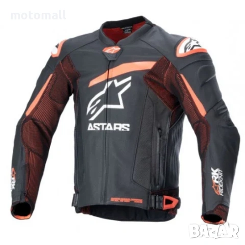 Кожено яке ALPINESTARS GP PLUS R V4 RIDEKNIT BLACK/RED, снимка 2 - Аксесоари и консумативи - 54481503