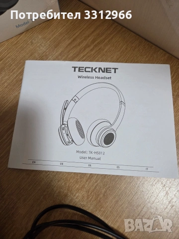 Безжични слушалки TECKNET TK-HS012 , снимка 3 - Bluetooth слушалки - 54945459