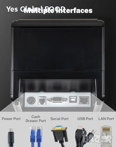 Термален принтер 80мм V330M Auto Cut LAN USB, снимка 6 - Принтери, копири, скенери - 54641529