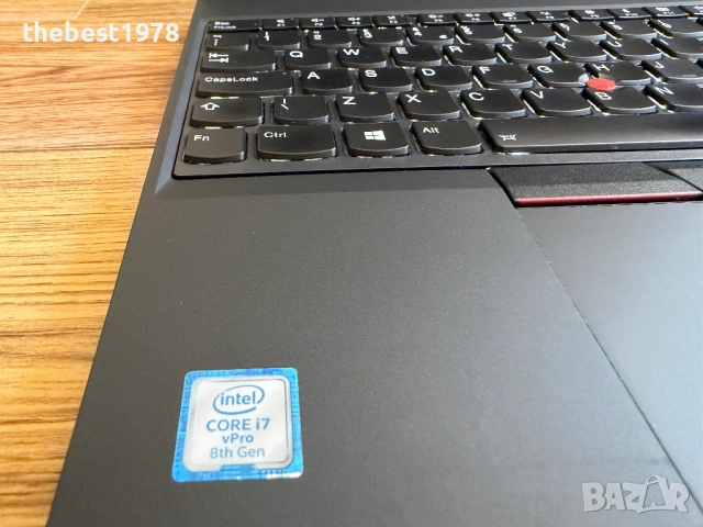 15.6 Lenovo T590`Core i7-8665U/20GB RAM/256GB SSD/Nvidia MX 250/Full HD IPS/Бат 5ч, снимка 2 - Лаптопи за игри - 54929007