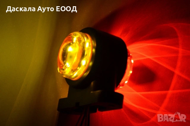 1бр. мини ЛЕД LED рогчета габарити с 12 SMD диода 12-24V, снимка 4 - Аксесоари и консумативи - 54442224