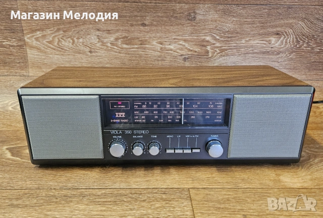Радио ITT Viola 350 Stereo – Винтидж Дървена класика, Топъл аналогов звук, снимка 12 - Радиокасетофони, транзистори - 55022954