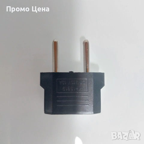 Преходник Адаптер от IEC C8 (Осмица) към Европейски контакт (EU) - Нови 80бр., снимка 3 - Друга електроника - 54195693