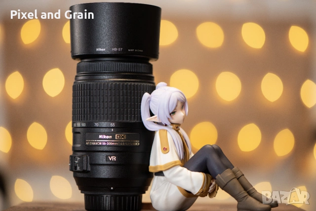 Nikon AF-S 55-300mm f/4.5-5.6G ED VR обектив Никон, снимка 3 - Обективи и филтри - 54888250