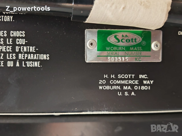 SCOTT Винтидж Аудио Система – Усилвател, Дек и Тунер (Made in USA), снимка 12 - Аудиосистеми - 54698328