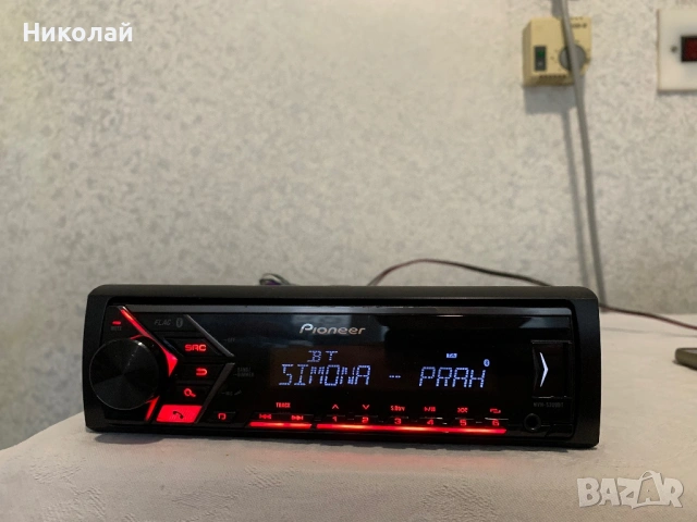 Авто радио Pioneer Bluetooth, снимка 4 - Аксесоари и консумативи - 54756074