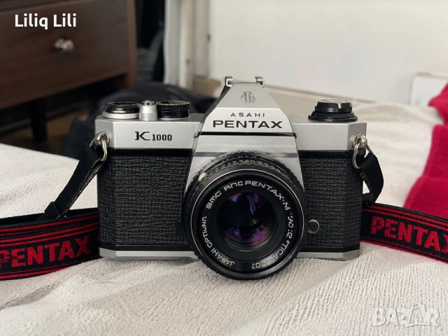 Ретро Analog Фотоапарат Asahi Pentax K1000 + 50mm