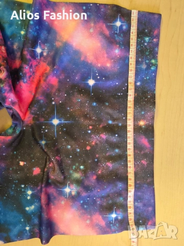 Еластичен клин с космически десен / Галактика (Galaxy print), снимка 3 - Клинове - 55044586