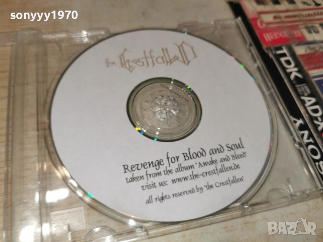 THE CRESTFALLEN CD ВНОС GERMANY 0406261832H2E6R, снимка 4 - CD дискове - 54781654