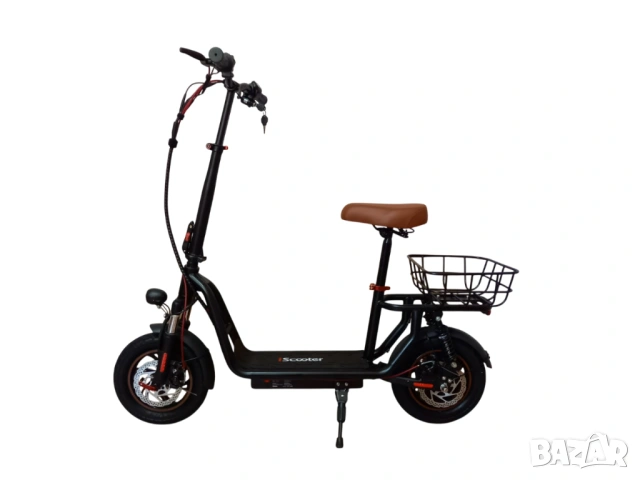 Електрически скутер/тротинетка със седалка iScooter i12 500W 7.5AH, снимка 6 - Други спортове - 48526389