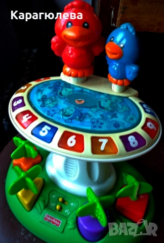 Музикална образователна играчка Fisher Price на гръцки език
