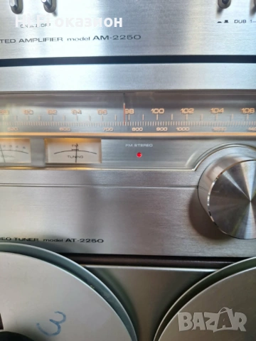 Комплект Akai AM2250 * Akai AT2250 * Akai unit rack (шкаф)), снимка 6 - Ресийвъри, усилватели, смесителни пултове - 54707242