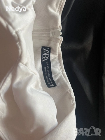 Къса бяла рокля Zara, снимка 3 - Рокли - 54137908