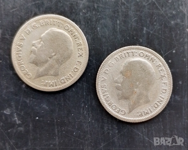 6 пенса сребро, снимка 2 - Нумизматика и бонистика - 54012202