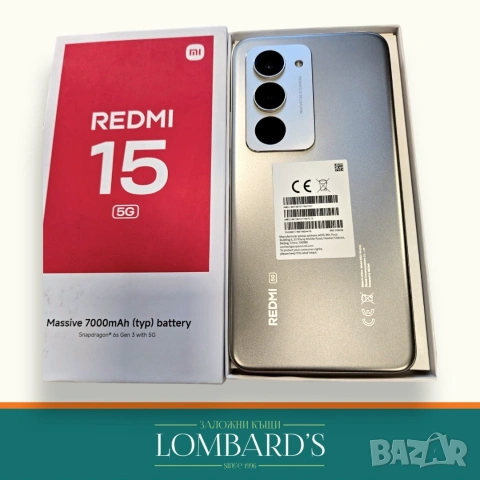 Redmi 15 G 256 GB 8 RAM, N: 3167805, снимка 2 - Xiaomi - 55175341