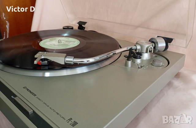 PIONEER PL-200 - Грамофон Direct Drive, снимка 9 - Грамофони - 55090198