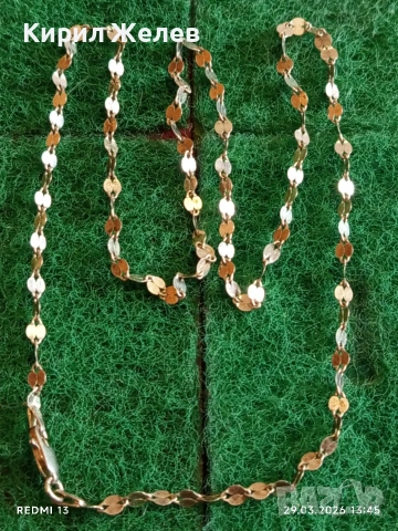 Нежен фин сребърен синджир подходящ аксесоар за ежедневието 52967, снимка 4 - Колиета, медальони, синджири - 54014127