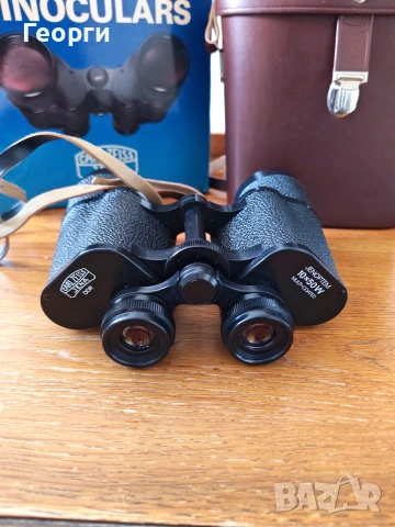 Безупречен Бинокъл Carl Zeiss Jena Jenoptem 10x50w, снимка 2 - Екипировка - 52891130