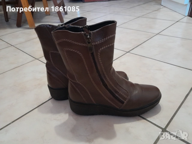 Български дамски боти от естествена кожа, снимка 9 - Дамски боти - 54008438