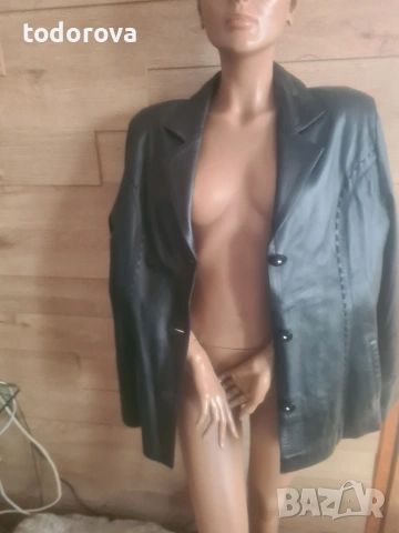 кожено сако,естествена кожа ,мека 