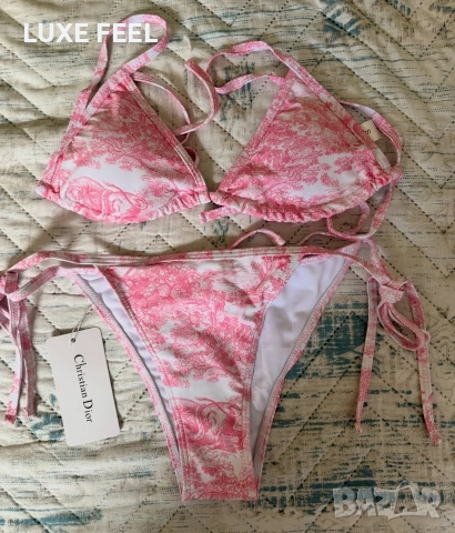 Dior 💓XS, S, M 💓 Дамски Бански + Парео , снимка 2 - Бански костюми - 55278530