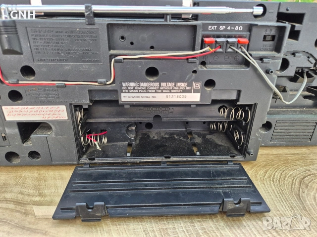 Радиокасетофон Sharp WF-339Z(BK), снимка 8 - Радиокасетофони, транзистори - 55190193