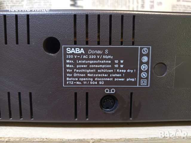Радио "SABA"Donau S. , снимка 7 - Антикварни и старинни предмети - 54561559