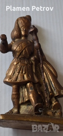 Бронзова брошка, чан Шотландски войник , снимка 13 - Други - 39221341