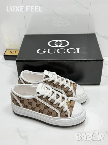 Gucci ⚜️Дамски Кецове , снимка 9 - Кецове - 55605929