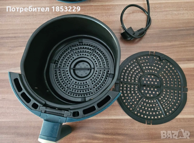 Еър фрайър Bear – работещ, запазен, до 200°C., снимка 3 - Печки, фурни - 54640946