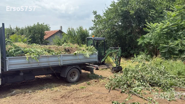 Услуги с мини Багер, снимка 4 - Кърти, чисти, извозва - 55662499
