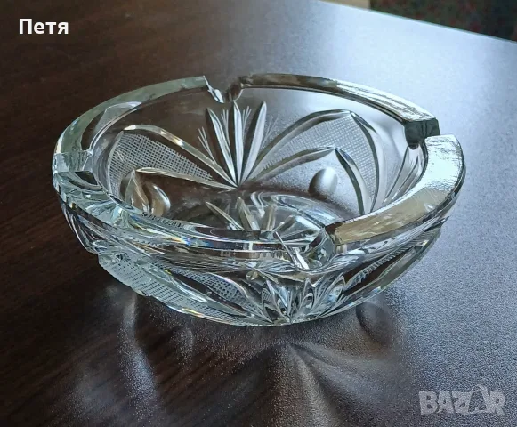 Съд за лед кристален; пепелник кристален, снимка 8 - Други - 37091695