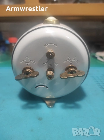 Ретро Немски Механичен Часовник Будилник Junghans, снимка 2 - Антикварни и старинни предмети - 54000868