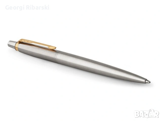 Химикалка Паркер Parker Pen Royal Jotter Stainless Steel GT, снимка 2 - Други - 54393163