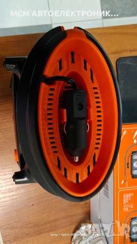 ЕЛЕКТРИЧЕСКИ КОМПРЕСОР ЗА ГУМИ НА OSRAM N= 2110, снимка 5 - Аксесоари и консумативи - 54175876