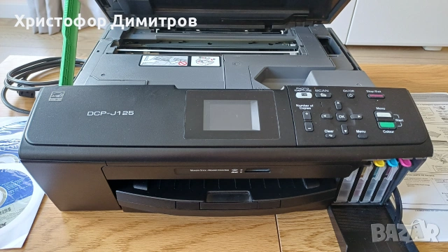 Продавам принтер BROTHER DCP-J125 цветен, външен хард диск LG и TrekStor, снимка 3 - Принтери, копири, скенери - 55008030