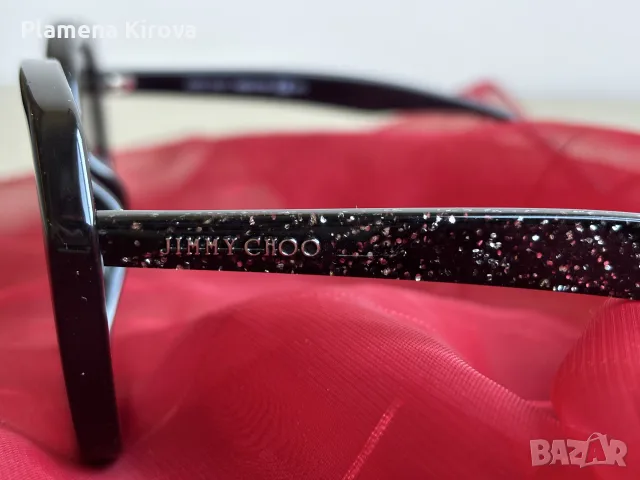Оригинални дамски слънчеви очила JIMMY CHOO, снимка 4 - Слънчеви и диоптрични очила - 55632533