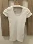 Бяла памучна тениска на Levis, XS размер, снимка 2