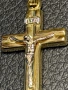 Чисто нов Златен кръст разпятие 14 карата 585 gold krast zlato zlaten, снимка 3
