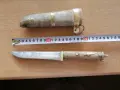 Стар овчарски нож с дървена кания , снимка 4