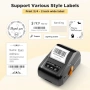 SUPVAN T50M Pro Bluetooth етикет принтер комплект, снимка 2