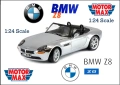 BMW Z8 Roadster Motor Max 73257 - Мащаб 1:24, снимка 1