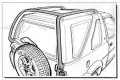 Релси багажник таван Ленд Ровър Фрилендър 1 Relsi tavan bagajnik Land Rover Freelander I, снимка 3