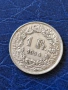 1 франк 1914 год, Конфедерация Швейцария, сребро, тегло 5.00 гр, проба 835/1000, снимка 3