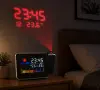 Дигитален часовник с метеостанция, проектор и температура, снимка 1