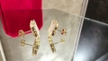Van Cleef & Arpels VCA Gold Mother of Pearl Vintage Alhambra Stud Дамски Обеци с Винт, снимка 6